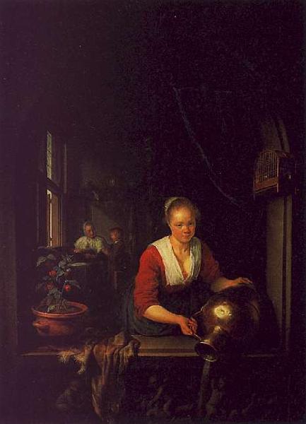 Gerrit Dou Maidservant at the Window